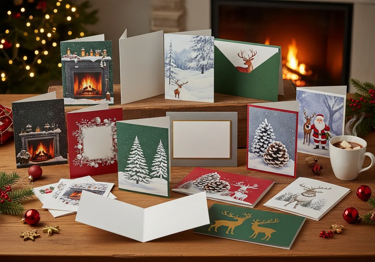 Seasonal greeting cards