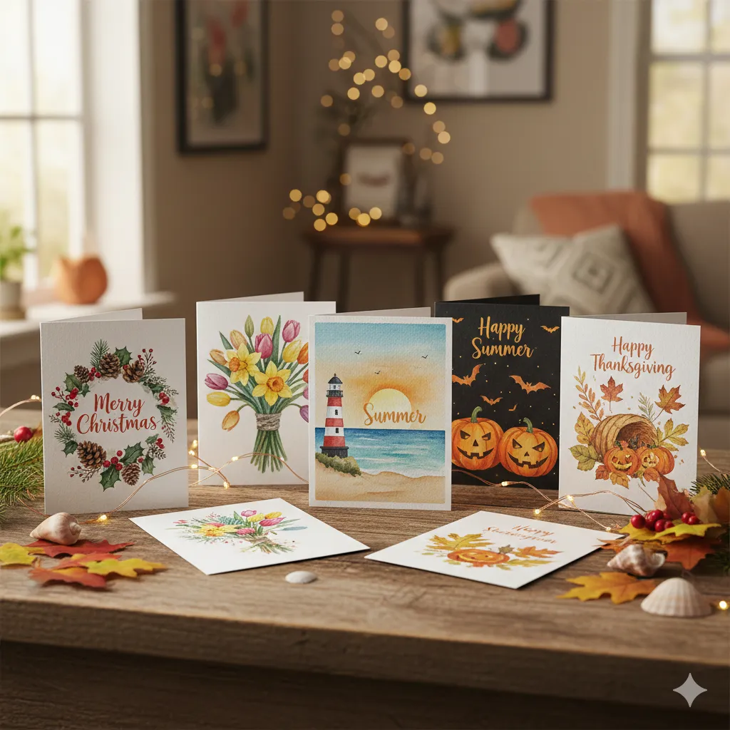 Seasonal celebrations card collection